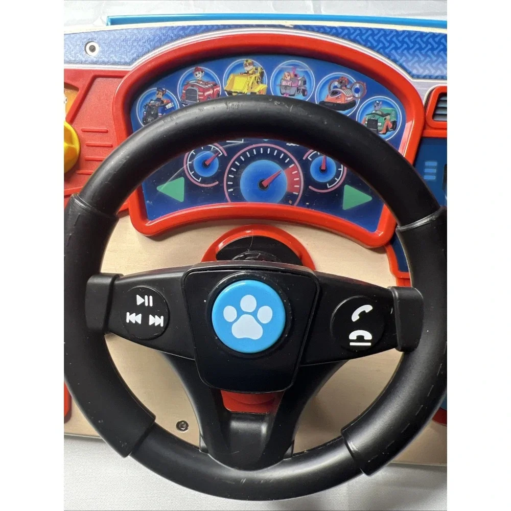 Melissa & Doug Paw Patrol Driving Dashboard Bilingual Interactive Toy Works